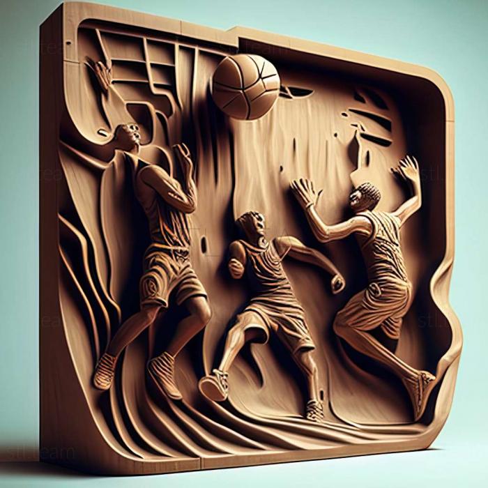 3D model Street Sports Basketball game (STL)